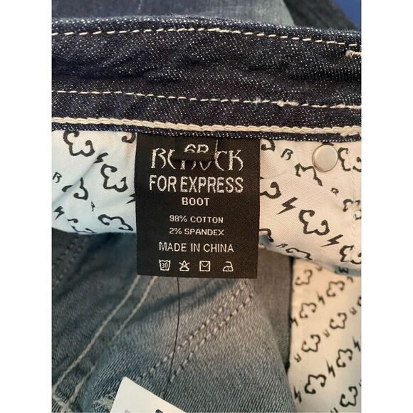 Express Y2K low rise boot cut jeans size 6 - Picture 6 of 9